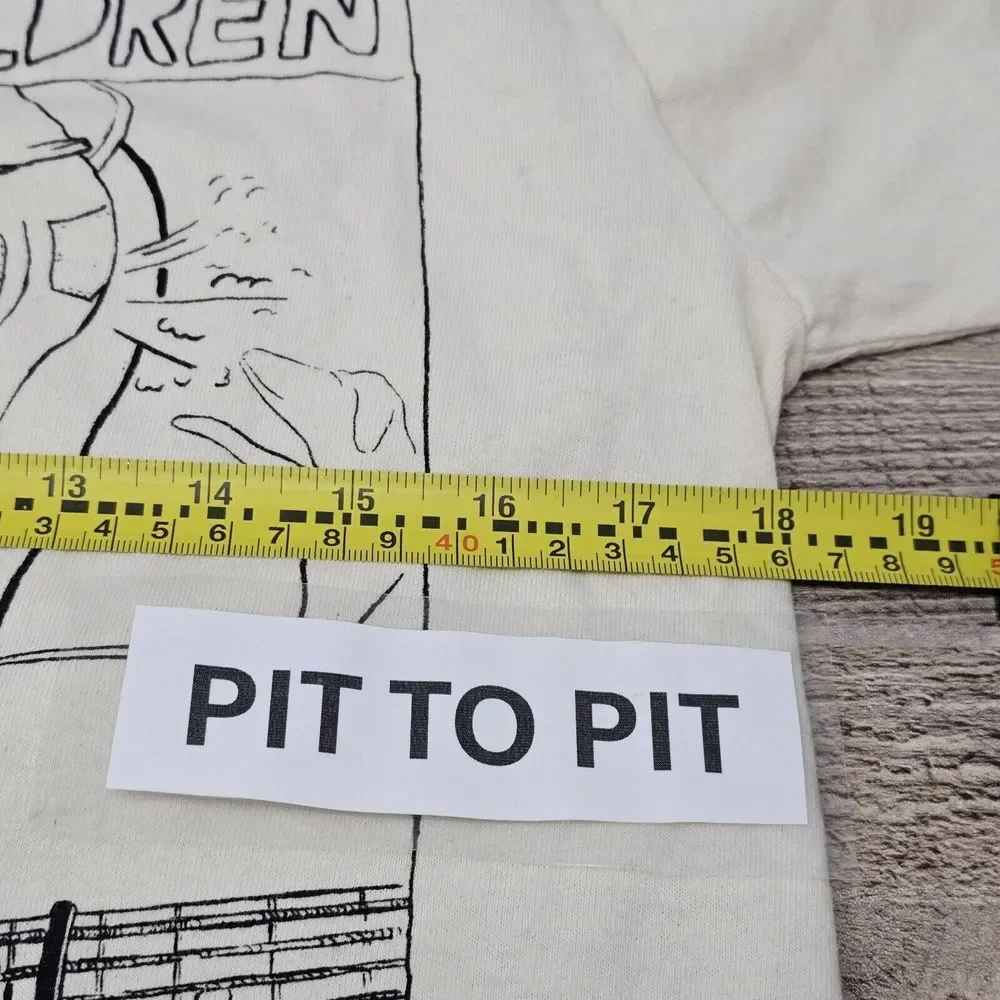 Rare Butter The Children‎ Shirt Size Small Adult Music Band White HTF Pop Cotton